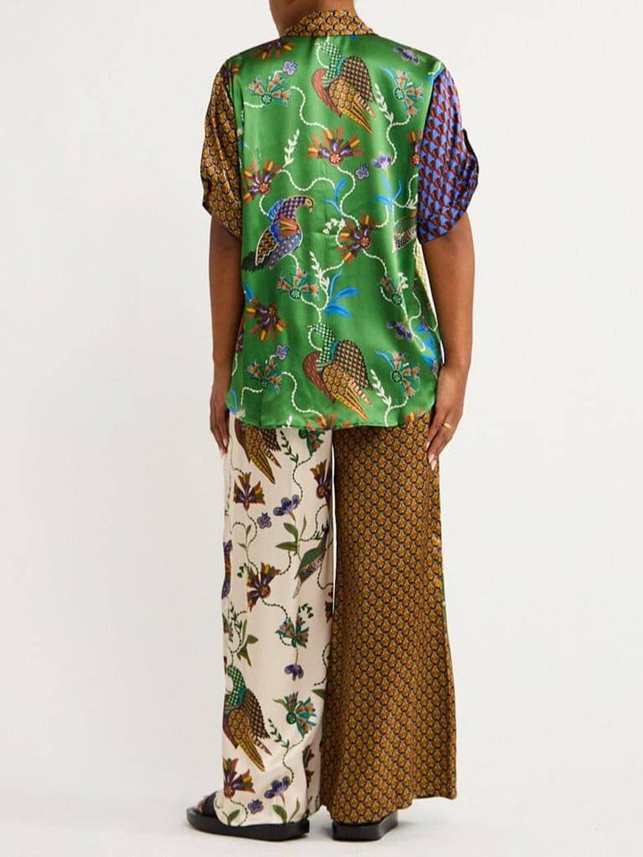 Special Folk Style Printed Loose Pant Set