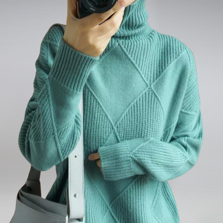 Adelle™ | Comfortable turtleneck jumper