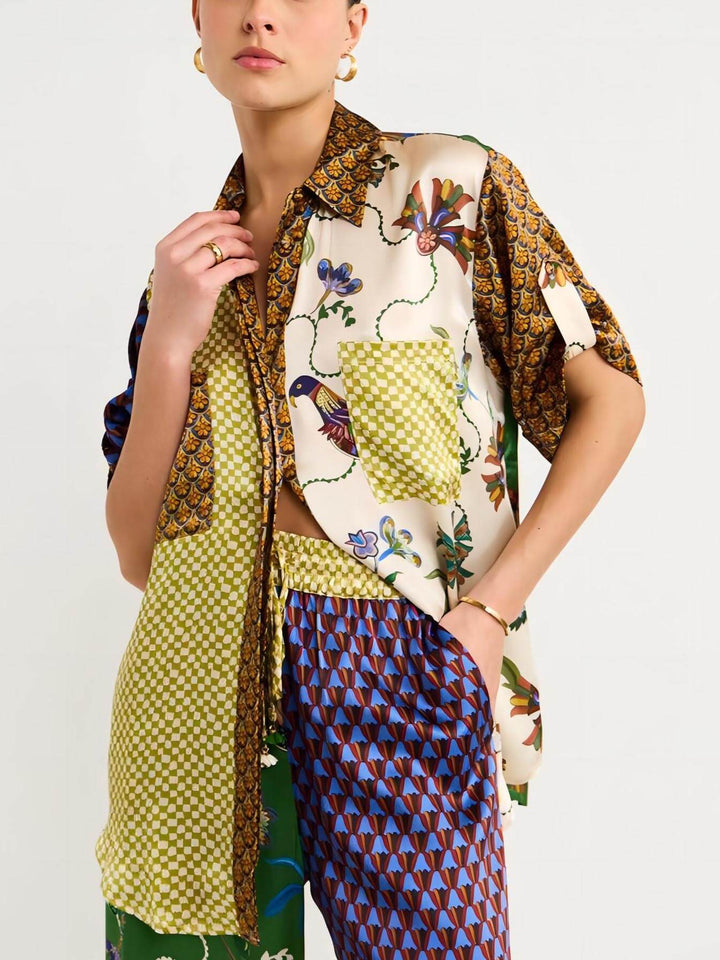 Special Folk Style Printed Loose Pant Set