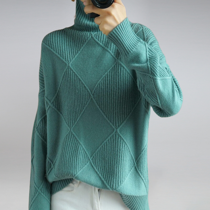 Adelle™ | Comfortable turtleneck jumper