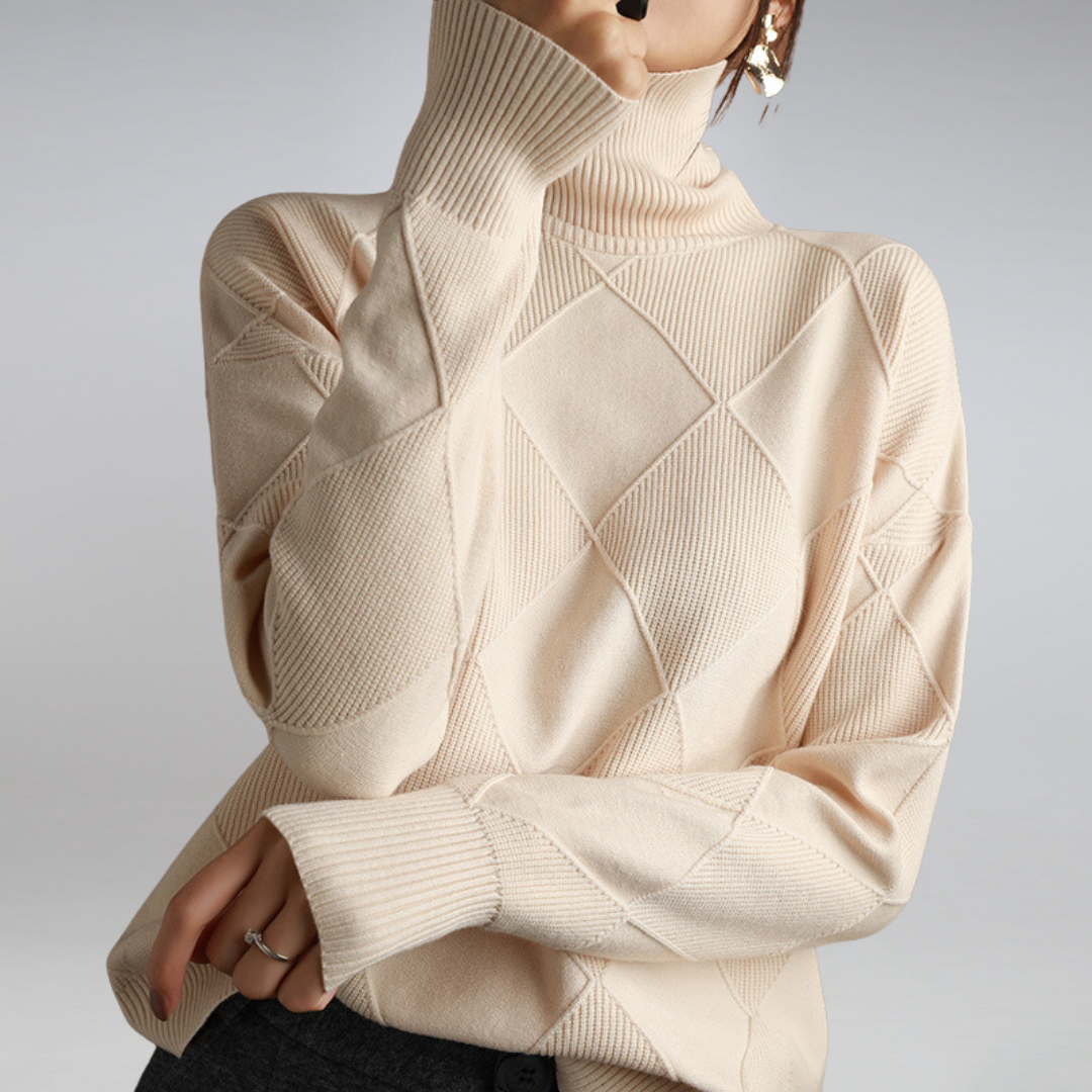 Adelle™ | Comfortable turtleneck jumper