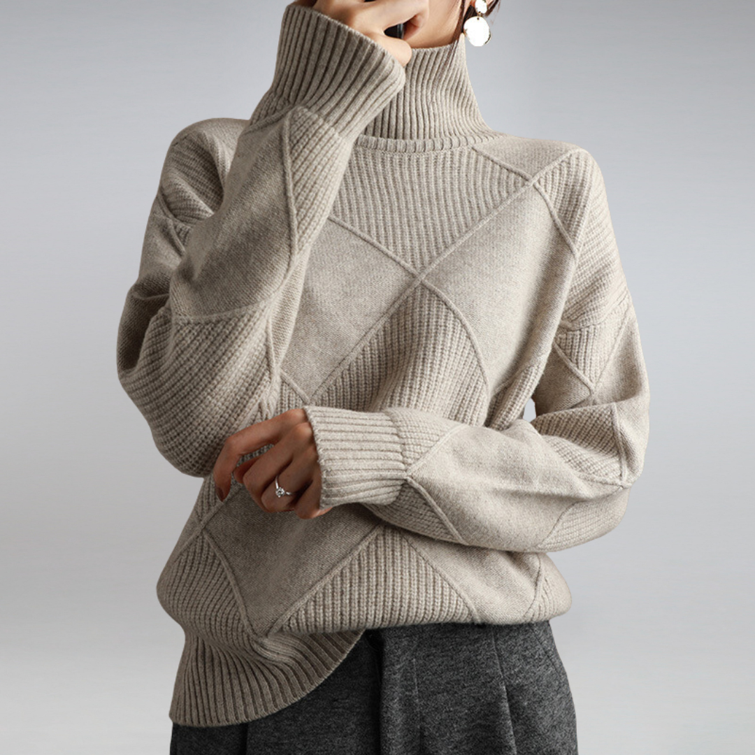 Adelle™ | Comfortable turtleneck jumper
