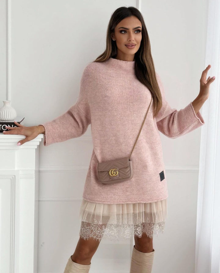Iridescent™ | Jumper & lace skirt set