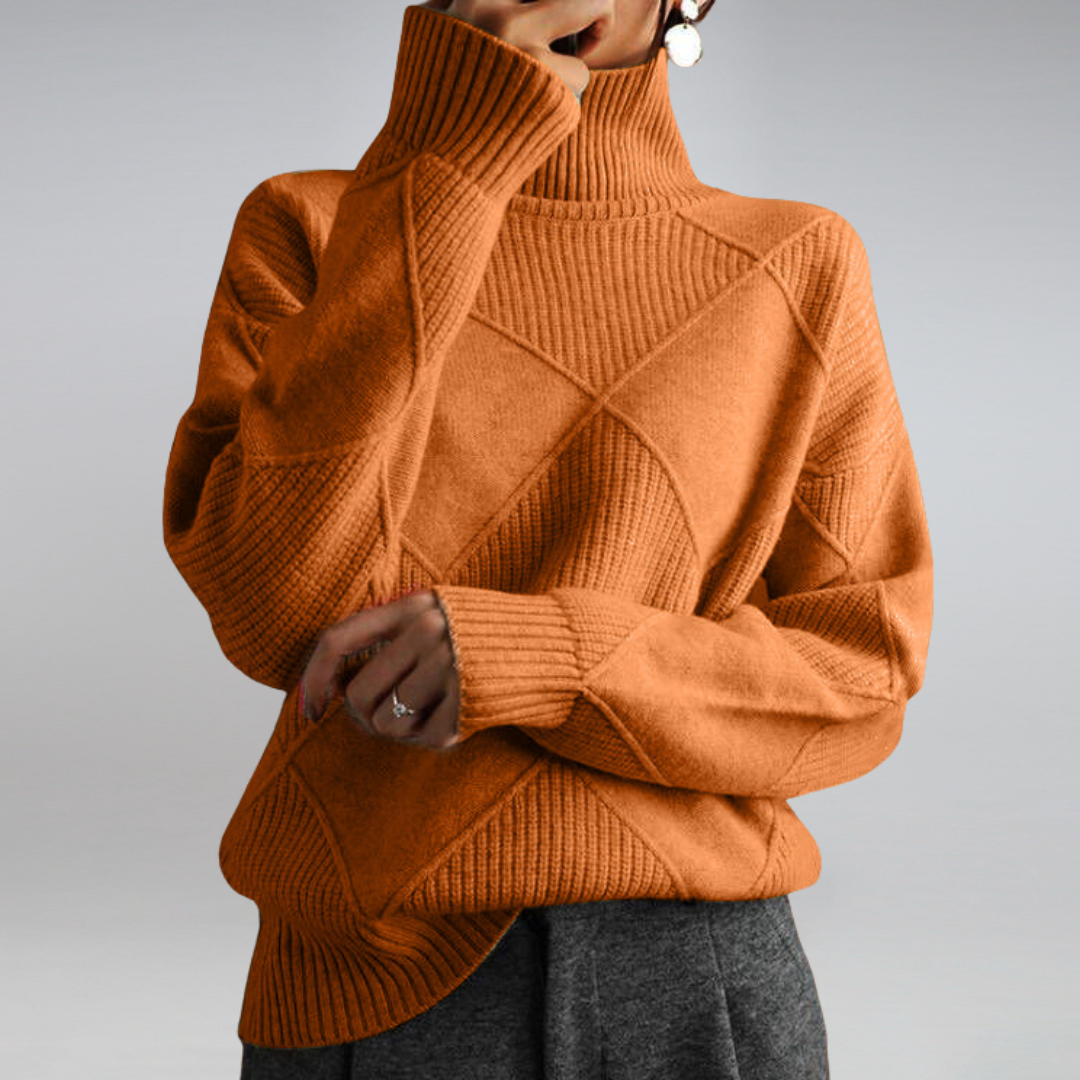 Adelle™ | Comfortable turtleneck jumper