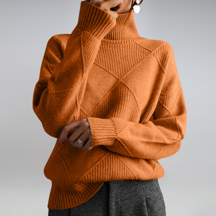 Adelle™ | Comfortable turtleneck jumper