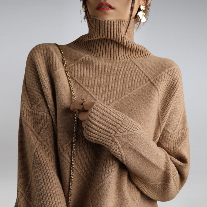 Adelle™ | Comfortable turtleneck jumper