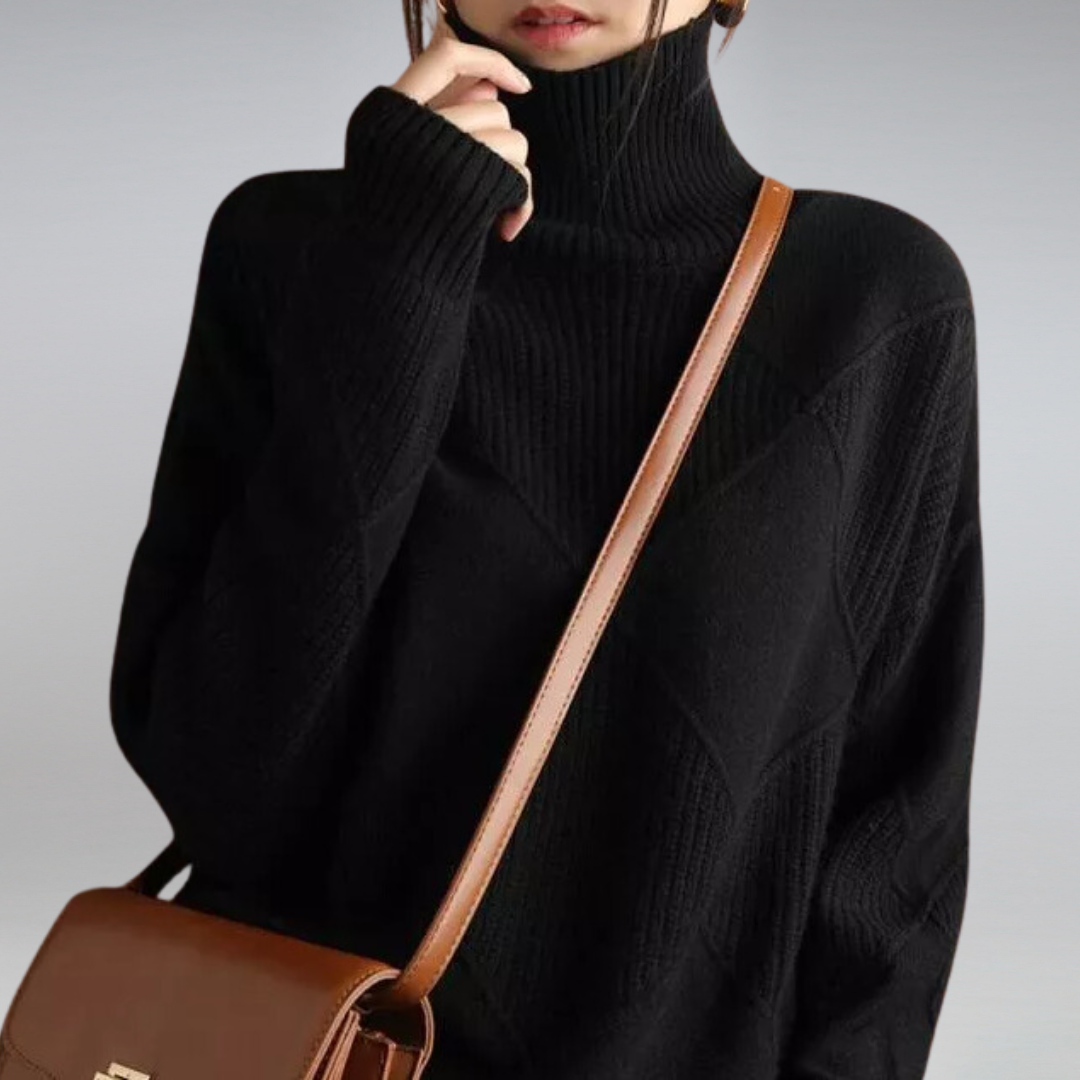 Adelle™ | Comfortable turtleneck jumper