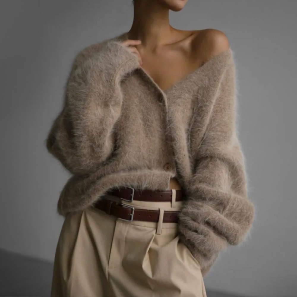 Francie™ | Plush luxury cardigan