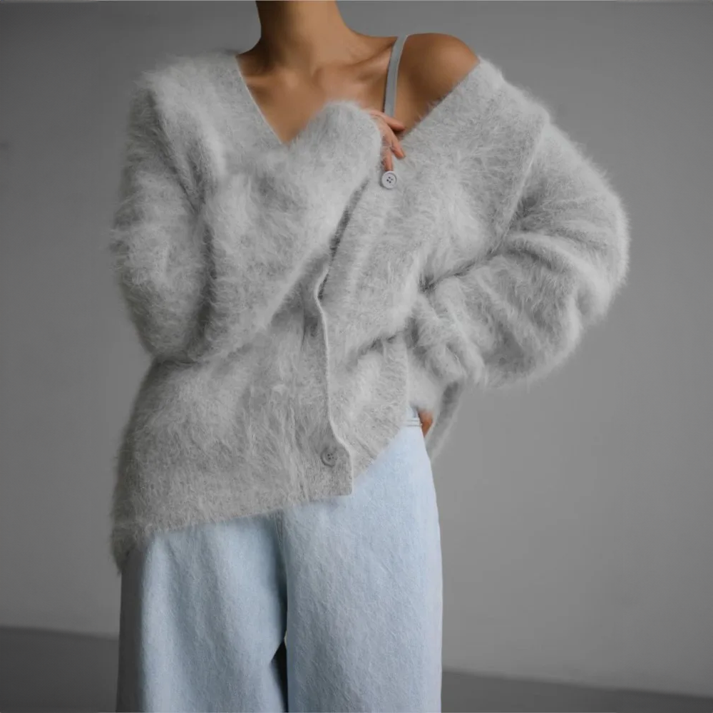 Francie™ | Plush luxury cardigan