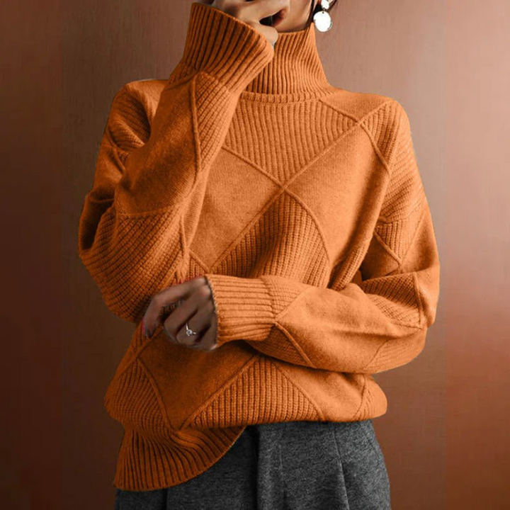 Niobe™ | Structured turtleneck jumper
