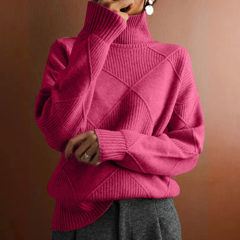 Niobe™ | Structured turtleneck jumper