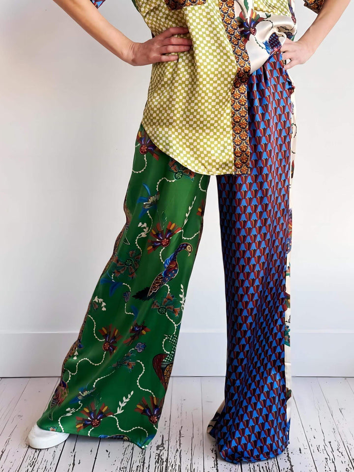 Special Folk Style Printed Loose Pant Set
