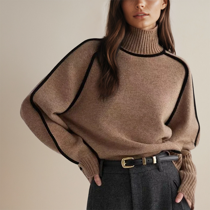 Koryn™ | Luxurious turtleneck jumper