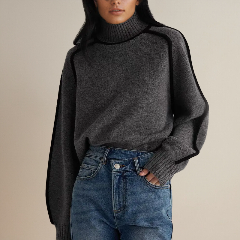 Koryn™ | Luxurious turtleneck jumper