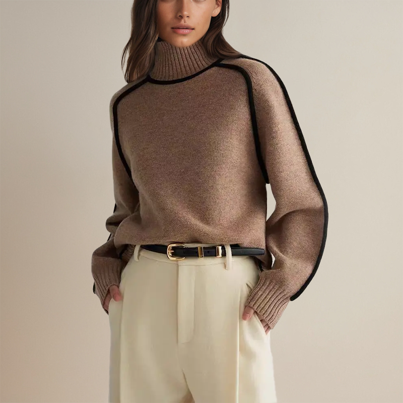 Koryn™ | Luxurious turtleneck jumper