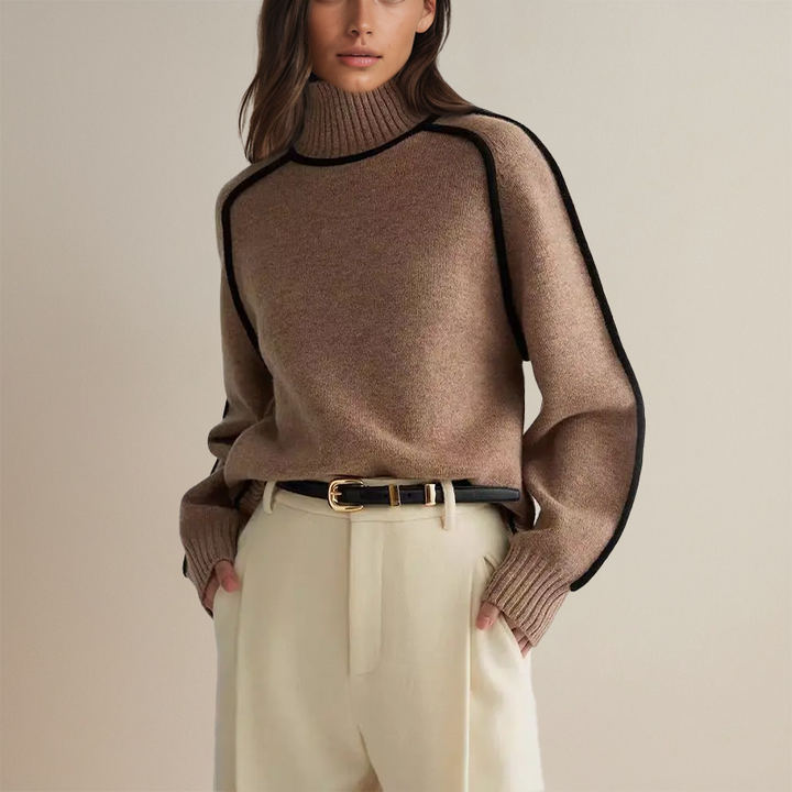 Koryn™ | Luxurious turtleneck jumper