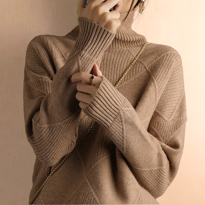 Niobe™ | Structured turtleneck jumper