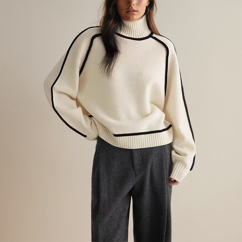 Koryn™ | Luxurious turtleneck jumper